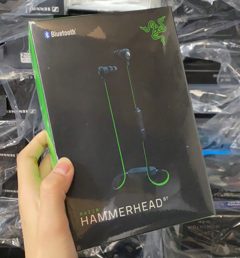 Fast Ship For Razer Wild Shark BT wireless headset true wireless black earphone in-ear sports True Wireless bluetooth headphones: Default Title