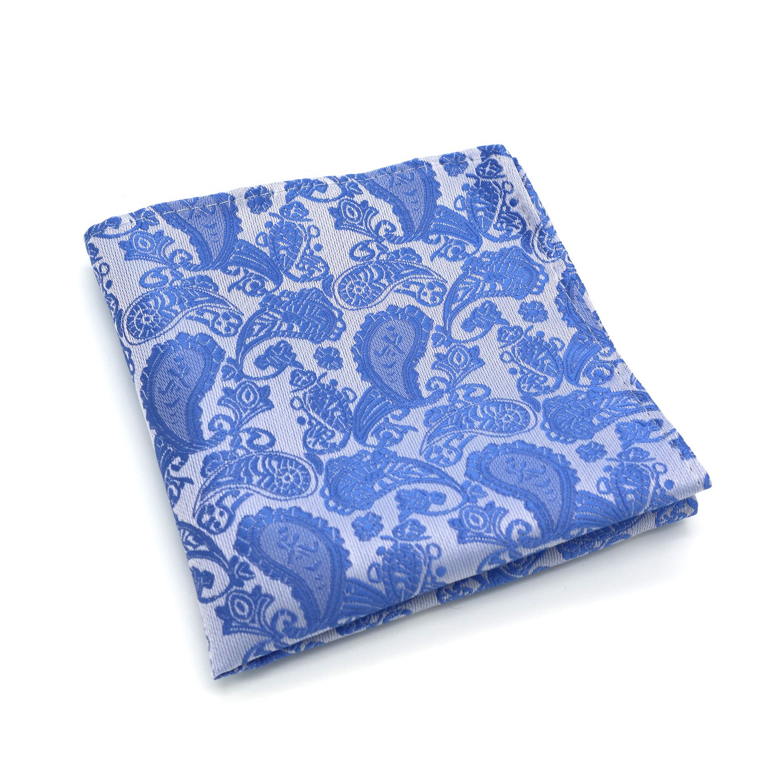 Mens 100% Silk Handkerchief Plaids Paisley Polka Dots Pocket Squares For Suits Jackets Wedding Party pick from 20 Patterns: F016 PAISLEY