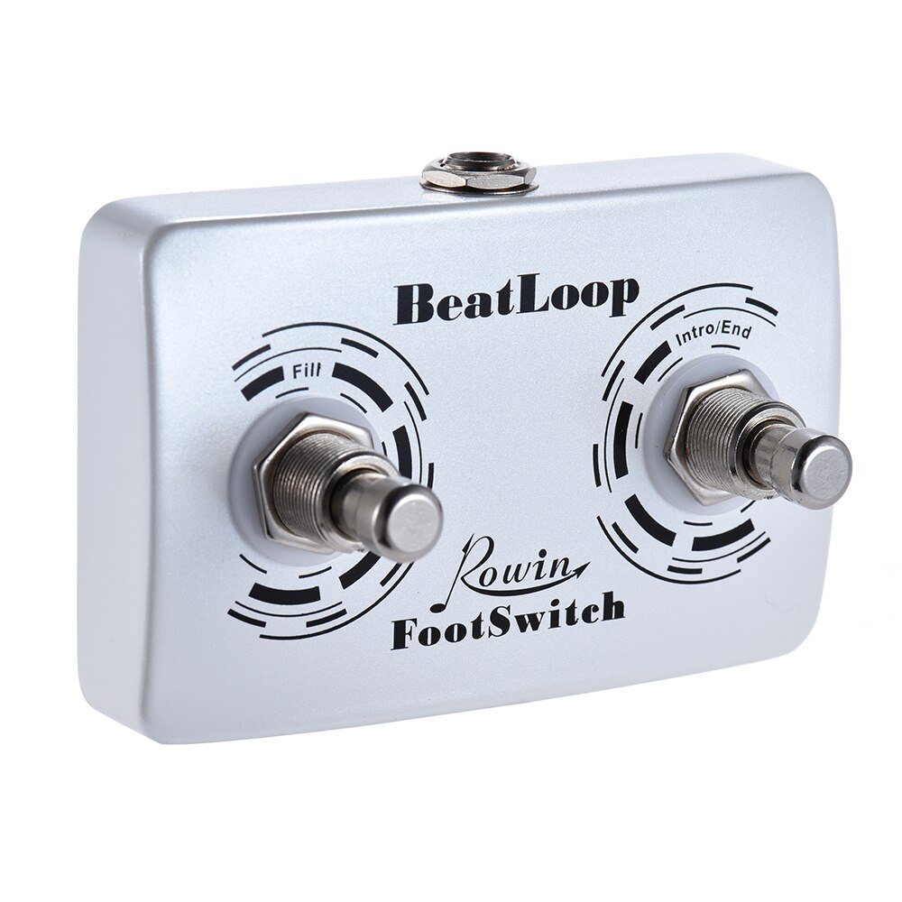 Rowin BeatLoop Dual Footswitch Foot Switch Pedal for Rowin BEAT LOOP Recording Effect Pedal with 6.35mm Cable