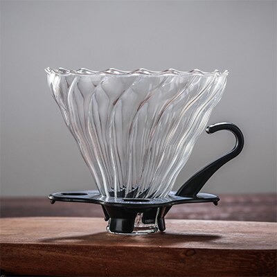 V60 Giet Over Karaf Drip Koffie Pot 300/500/700Ml Glazen Bereik Thee Maker Koffie Waterkoker Brouwer barista Percolator Duidelijk Filter: Filter 4