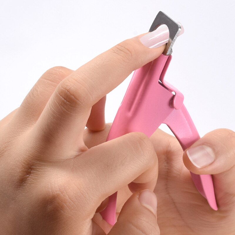 Nail Scissors Manicure False Tips Edge Cutter Art Clipper Durable Trimmer Tool BFC996