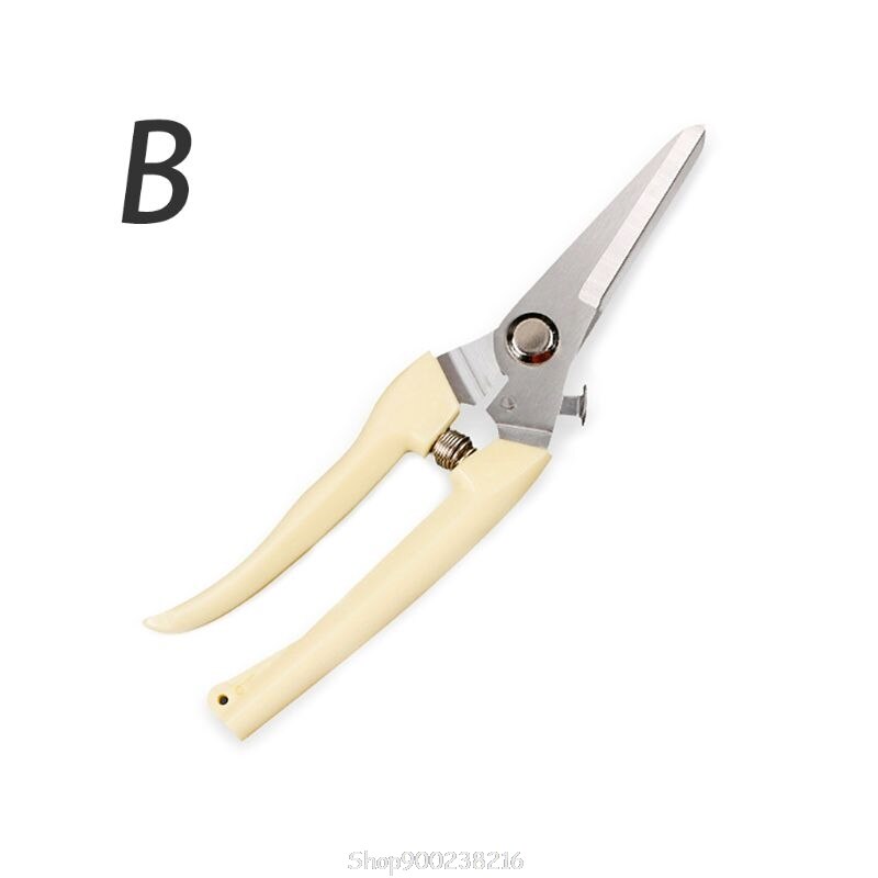 Pruner Tree Cutter Gardening Pruning Shear Scissor Stainless Steel Cutting Home Tools Anti-slip Aug18 20: B