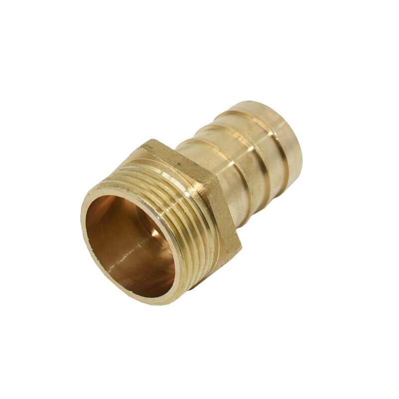 16mm 19mm 25mm 32mm to 1" Male water hose barb Connector brass DN15 DN20 DN25 tube joint Garden hose connector 1pc