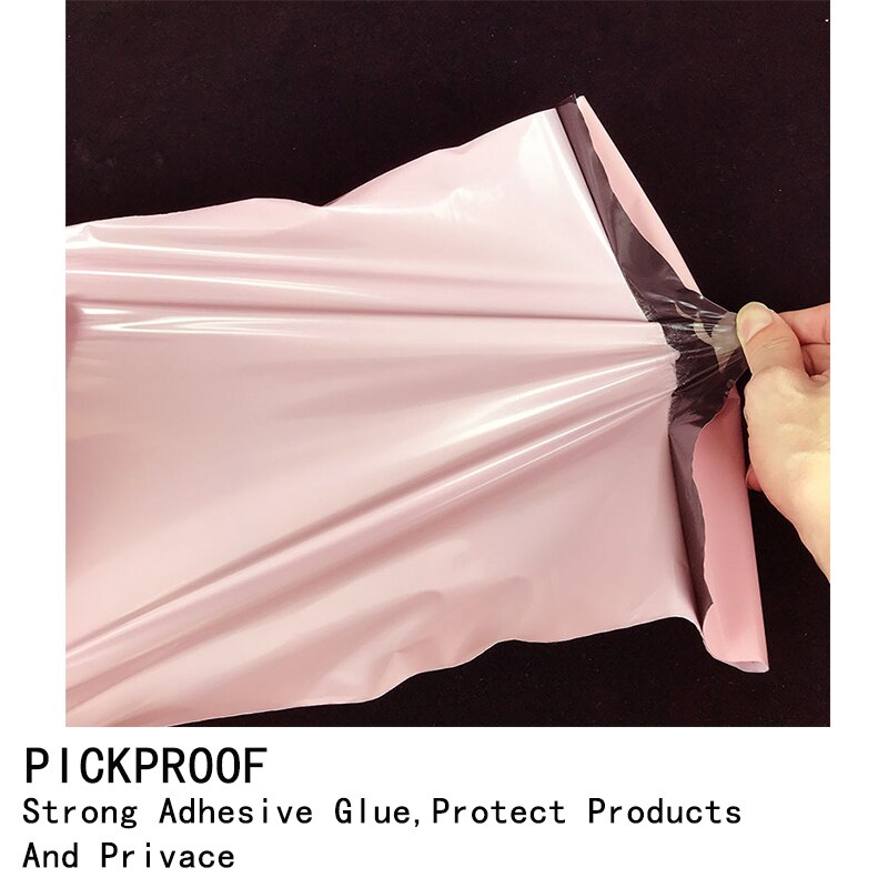 10pcs Light Pink Poly Mailer Self Adhesive Mailing Packaging Envelopes Postal Bag Postal Bags Courier Storage Bags