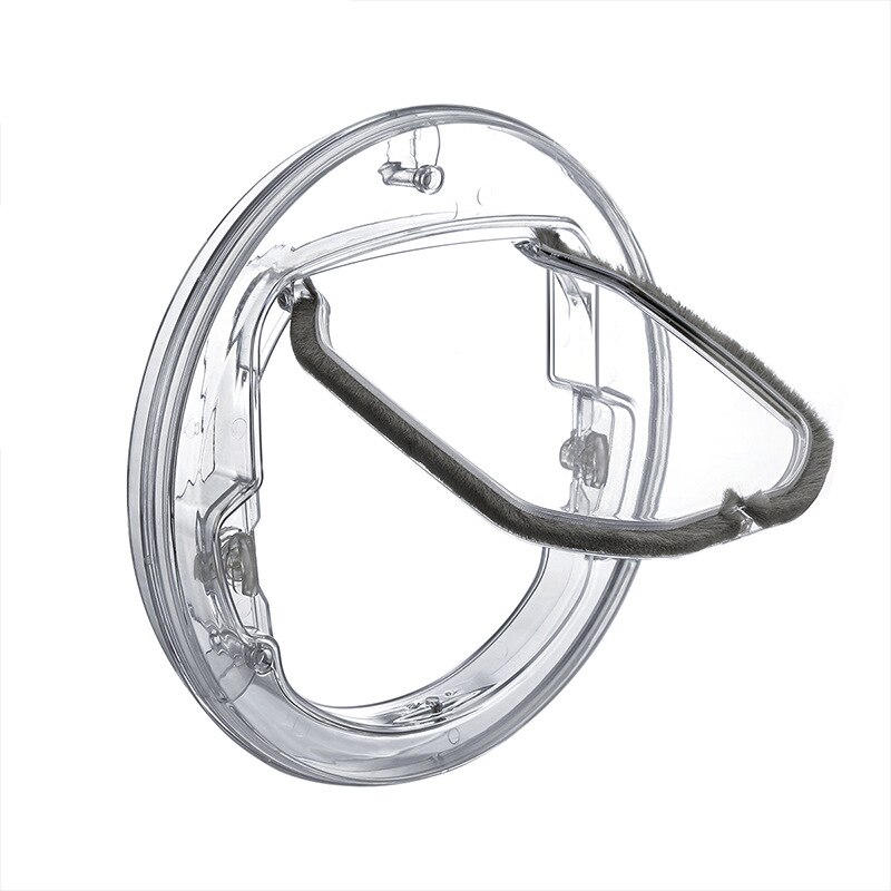 Chien Porte Avec Serrure Pour Chat Chiot Chien Porte Avec Serrure Ronde Transparente Porte Fenêtre Coulissante Verre Porte Verre Fenêtre