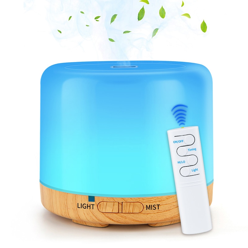 200ML USB Aroma Essential Oil Diffuser Ultrasonic Cool Mist Humidifier Air Purifier Strong Fog LED Night light for Office Home