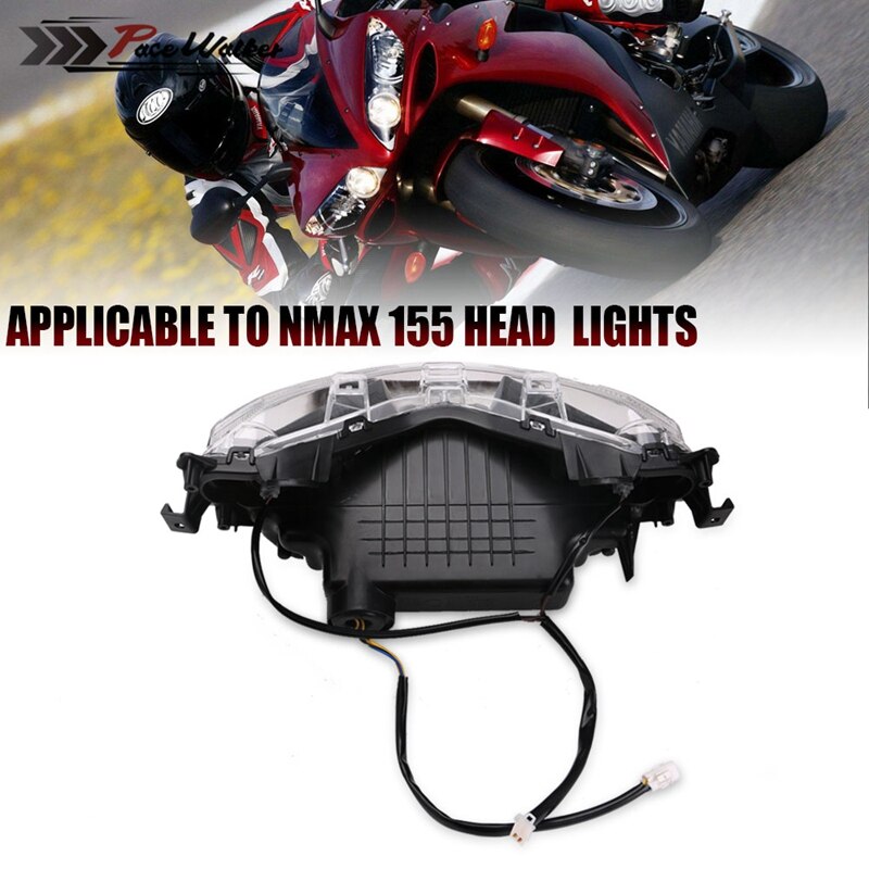 Pour Yamaha NMAX125 NMAX155 projecteur phare NMAX 125 155 moto plastique plein LED phare avant