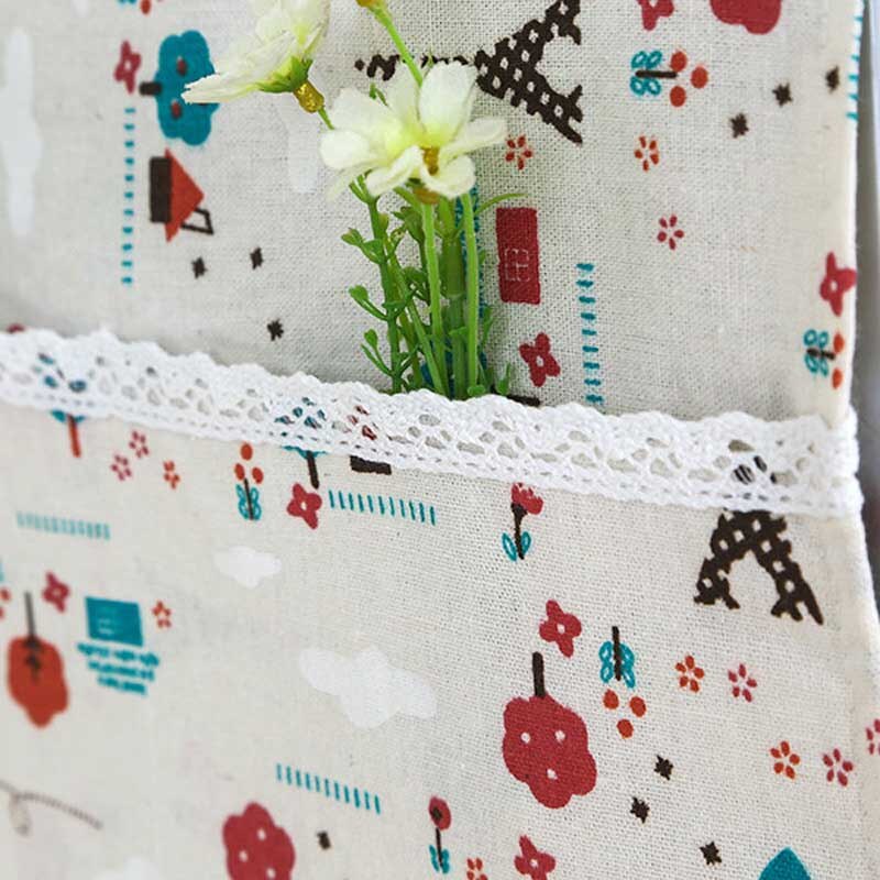 35*95cm Microwave Oven Dustproof Cover With Pockets Cloth Microwaves Protector Covers PLDI889