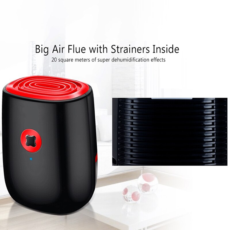 800Ml Electric Air Dehumidifier For Home 25W Mini Household Dehumidifier Portable Cleaning Device Air Dryer Moisture Absorber Us