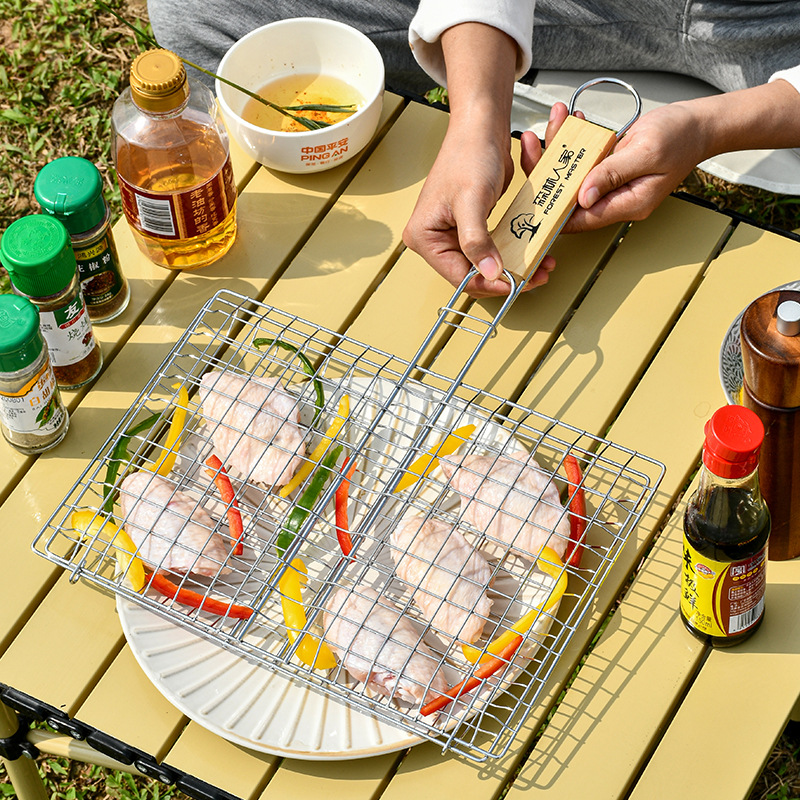 Stok Bbq Grill Mesh Mat Herbruikbare Outdoor Barbecue Vis Bbq Gereedschap Starter Rotisserie Churrasco Kookgerei: Trumpet