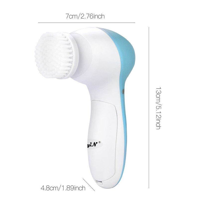 CkeyiN 5 en 1 électrique visage nettoyant brosse pores du visage nettoyage en profondeur Massage élimination de la saleté Vibration soins de la peau dispositif de beauté