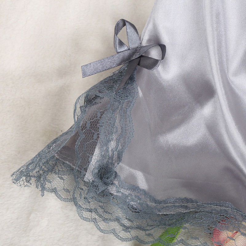 Zwangere Vrouwen Sling Kant Nachtkleding Vrouw Sexy V-Hals Nachthemd Sexy Nachthemd Veterzijde Comfortabele Nachtkleding