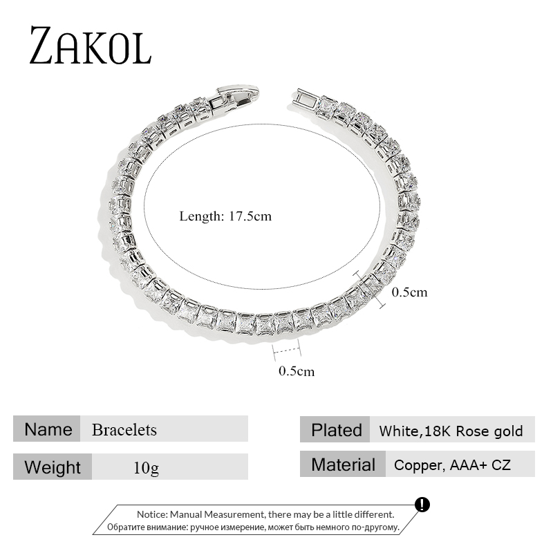 ZAKadvocate-Bracelets à breloques Kendny Square Cubic Conia pour femmes, coréenne, Bracelet en argent, ixde mariage, Bijoux musicien, contre-indiqué, 2211