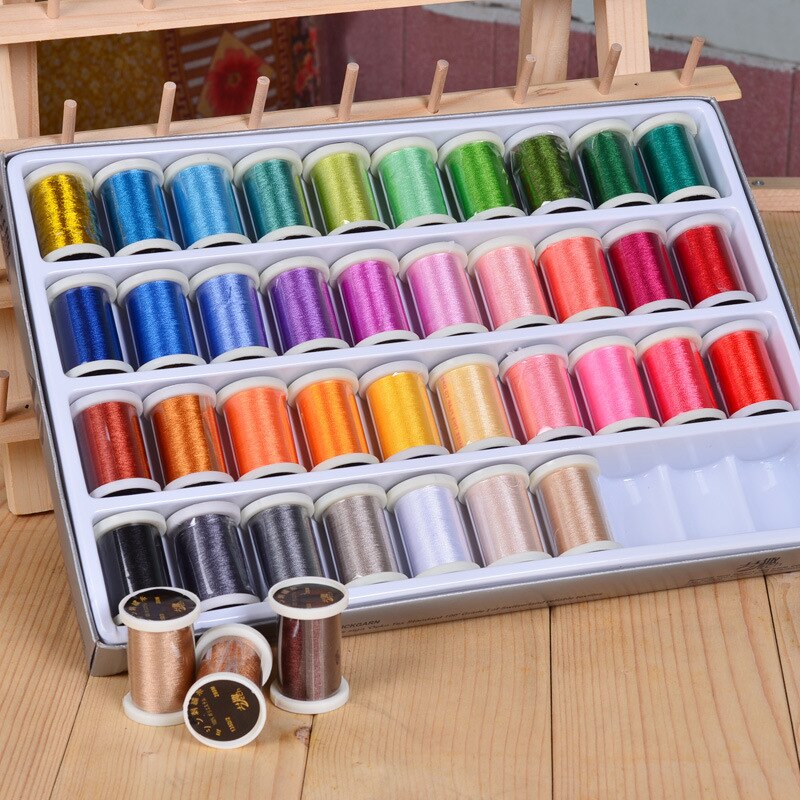 40 color sewing thread box set DIY household sewin... – Grandado