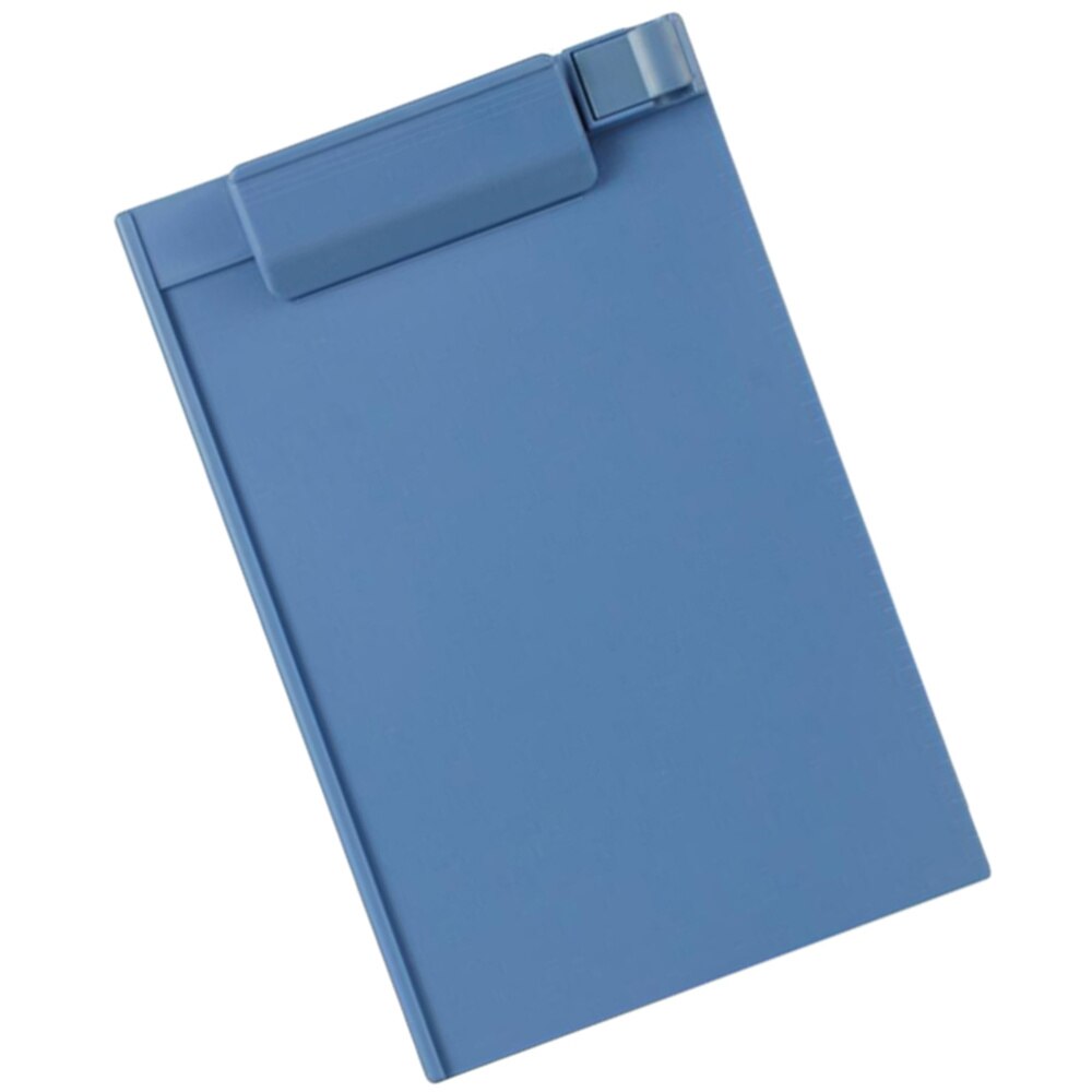 A5 Clipboard Profile Clip Hardboard Paper Holder Writing Folders for School Classrooms Office (Sky-blue)