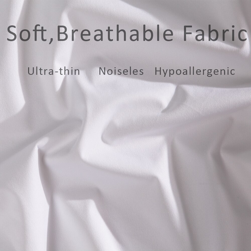 Warmtex Smooth Mattress Cover Waterproof Bed Protector For Memory Foam Mattress Topper Bed Pad Anti Mite Bed Cover Queen Size