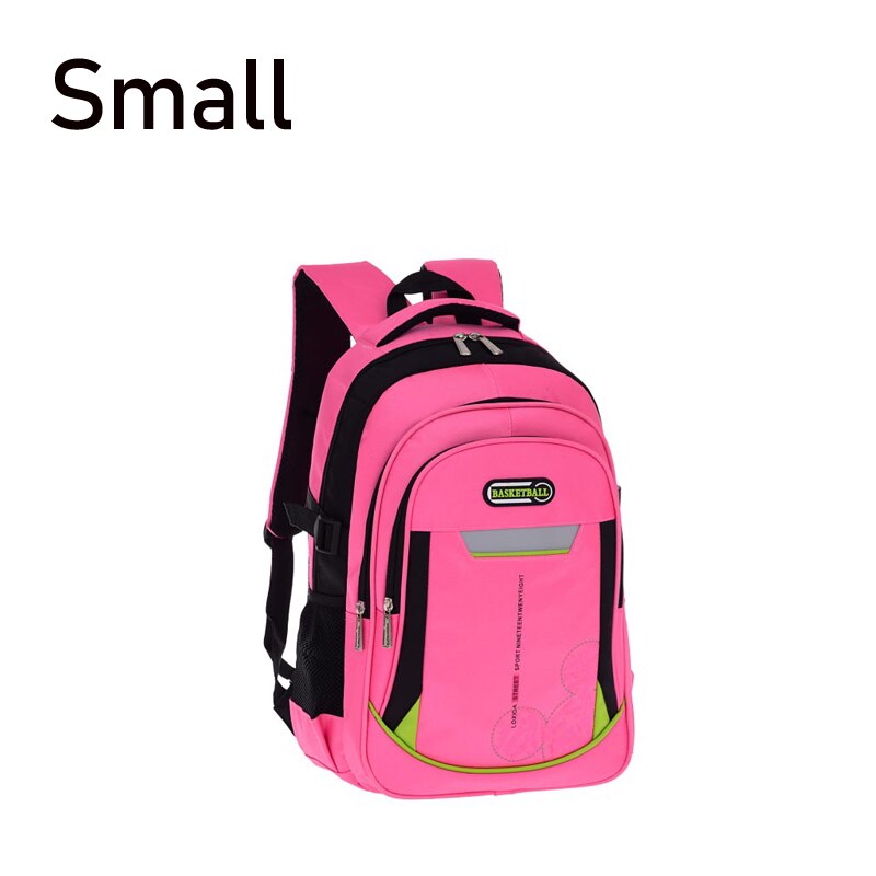 freundlicher Schule Taschen für Jungen Grundschule Wasserdichte Rucksäcke Art Schul für Mädchen Orthopädische Bookbags Klasse 1-3-6 große: klein Rosa