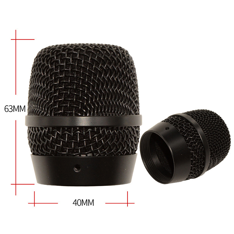 Mesh Microphone Grill Head Replacement DIY Mic Windscreen Parts Accessory: WHITE