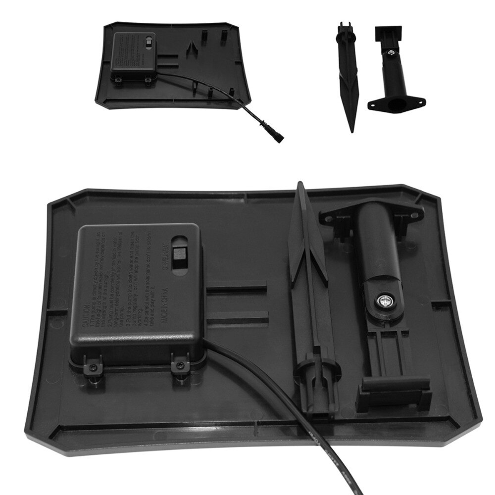 7V 1.2W LED Light Solar Panel Water Pump Kit Pool Garden Pond Submersible Solar Powered Fountain With built-in battery
