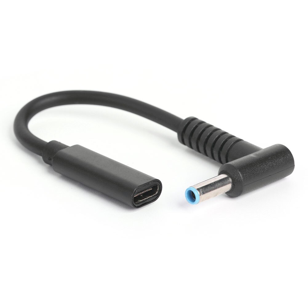 USB C żeńskie do 90 stopni kątowe złącze DC PD szybka ładowarka do laptopa przedłużacz konwerter łącznik adaptera: 4.0x1.35mm for Asus
