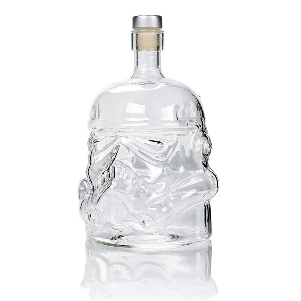 Verre à vin crâne 600ml, verre à whisky, Vodka, carafe à vin Double couche, ensemble de verres à Cocktail, carafe à vin de maison: 600700ml bottle