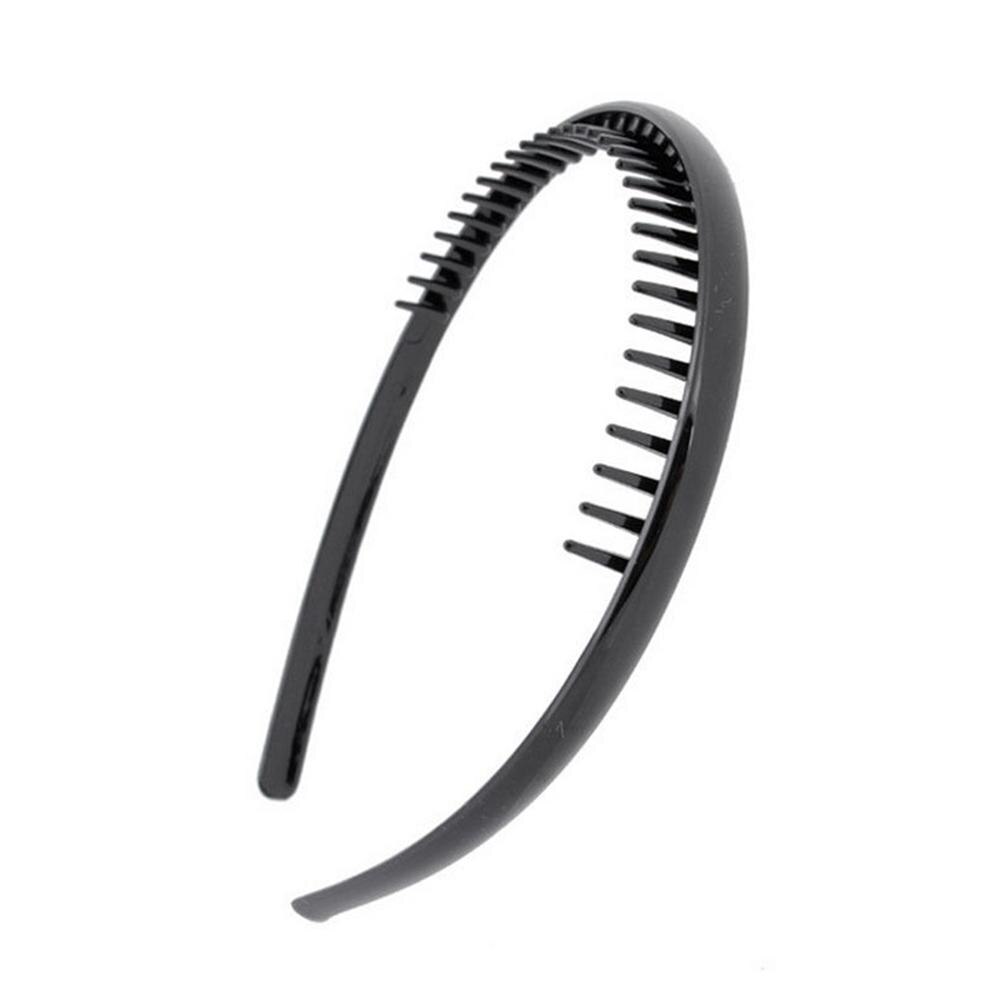 Heren Hoofdband Getande Haarband Sport Hoofdband Zwart Draagbare Haarband