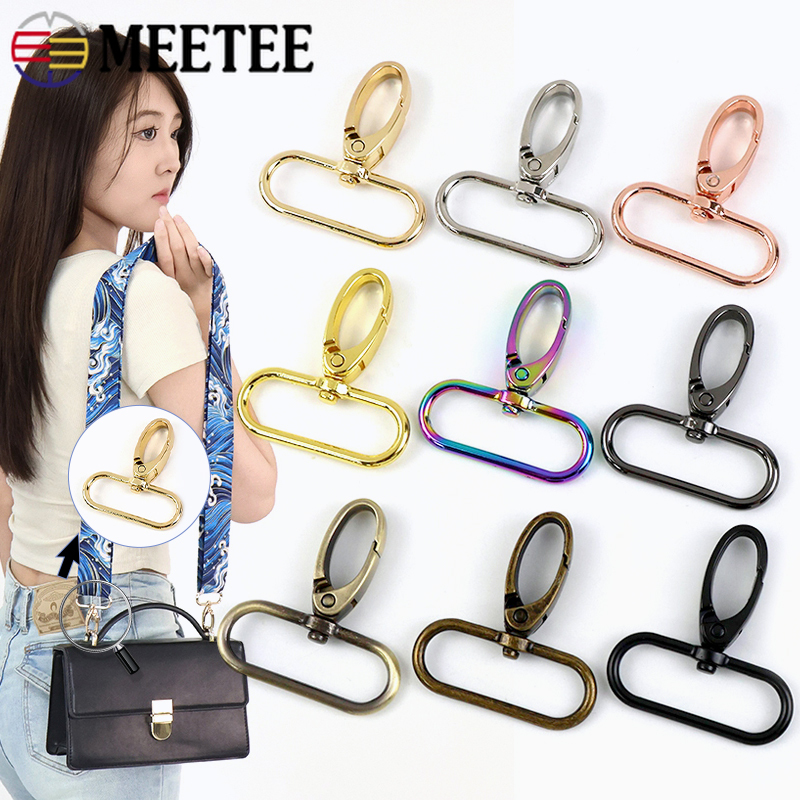 5/10/20/30 Stuks 25Mm Draaibare Kreeft Sluiting Voor Riem Tas Metalen Gespen Riem Riem Snap Haken Sleutelhanger Karabijnhaak Diy Accessoires