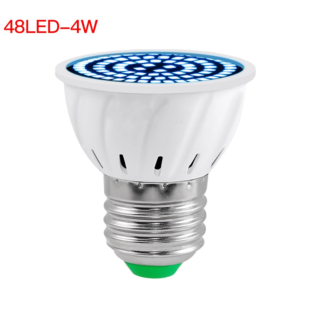 E27 E14 UV Desinfection Lamp LED Sterilizer Lamp MR16 LED UVC Germicidal Bulb GU10 Ultraviolet Light 48 60 80LEDs B22 UV Lamp: 4