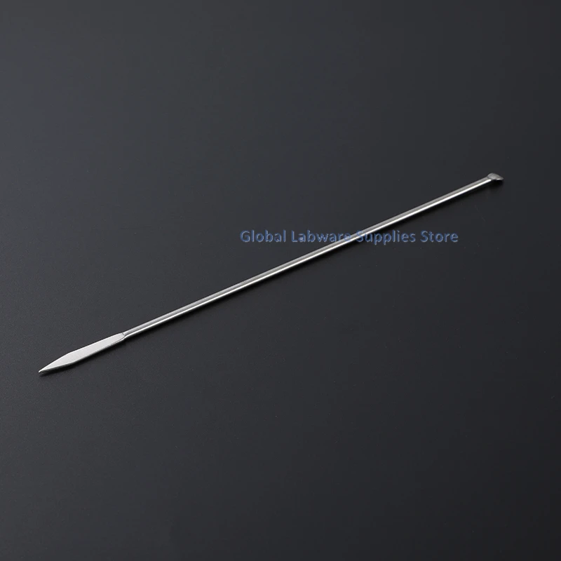Cuchara Raspador Medicinal Inoxidable - 220mm Cucharón de Laboratorio - Cuchara Pequeña