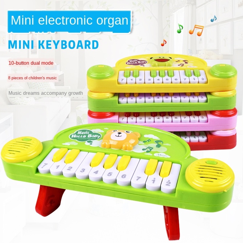3 wbox børn klaver musik legetøj musikalske dyr lydende klaver klaver baby spille type musikinstrumenter elektronisk legetøj