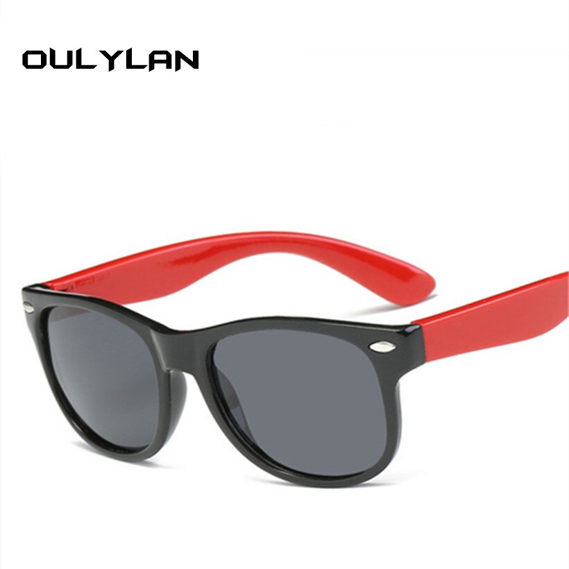 Oulylan Sonnenbrille freundlicher Jungen Mädchen Sonnenbrille Polarisierte Ultra-weiche Silikon Sicherheit Brillen Art Baby Brille UV400
