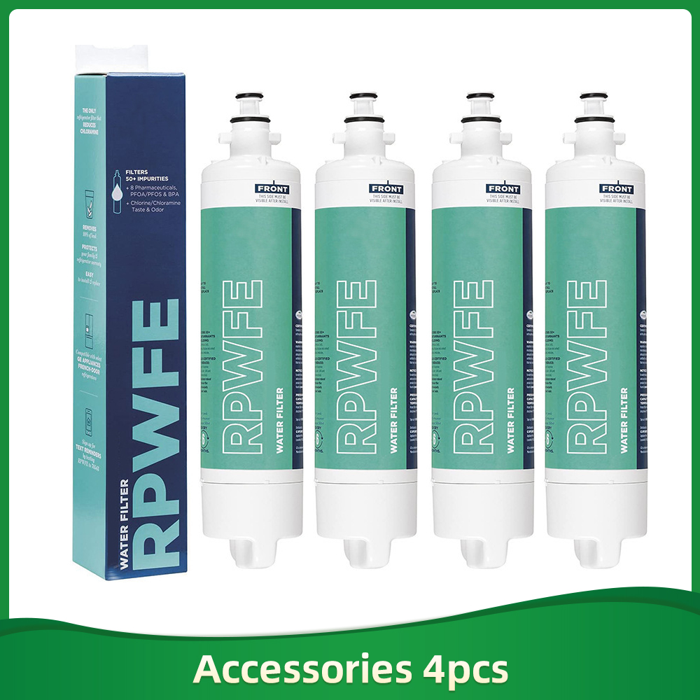 Ge kühlschrank-wasserfilter-ersatzfilter, hochleistungs-serie rpwfe/pfe/gfe, nsf-zertifiziert, einfache installation, , 6- monate lebensdauer: Blau