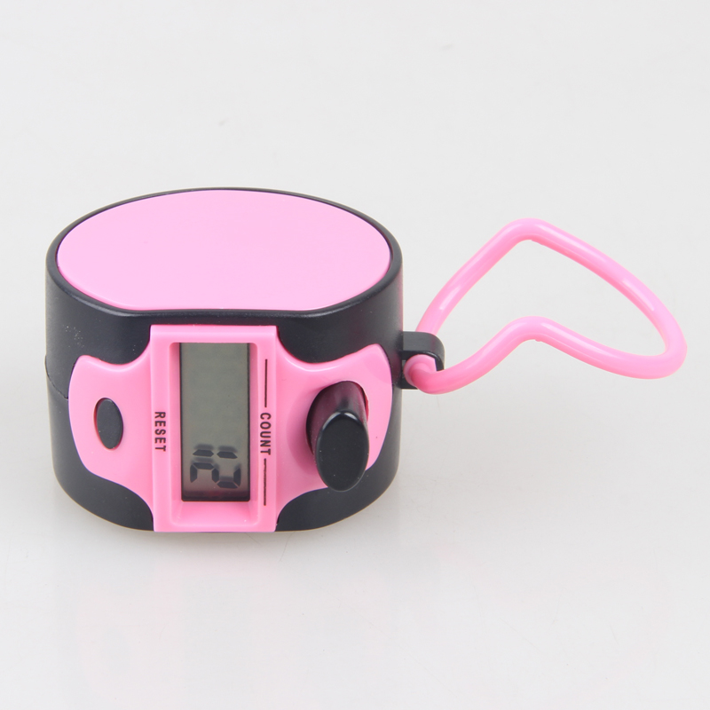 Digitaler Hand zähler 5-stellige Nummer manuelle Presse Clicker LED Hintergrund beleuchtung Rekorder mit Fingerring für Stückwerk