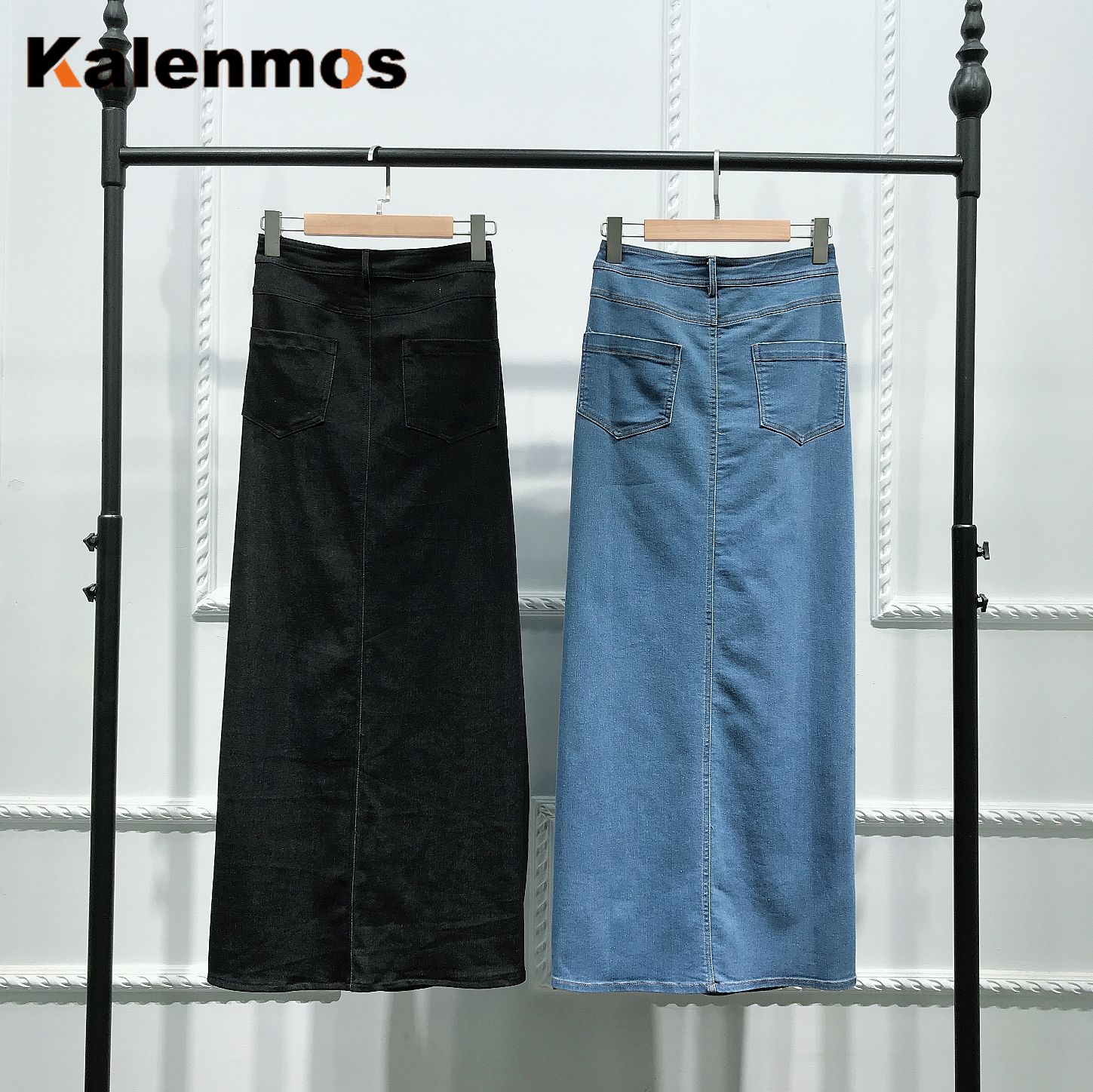 Jeans Felsen Frauen Bleistift Dubai Muslimischen Geschmack Hohe Taille Bodycon Denim Lange Röcke Nahen Osten Türkische Abaya Islamische Kleidung