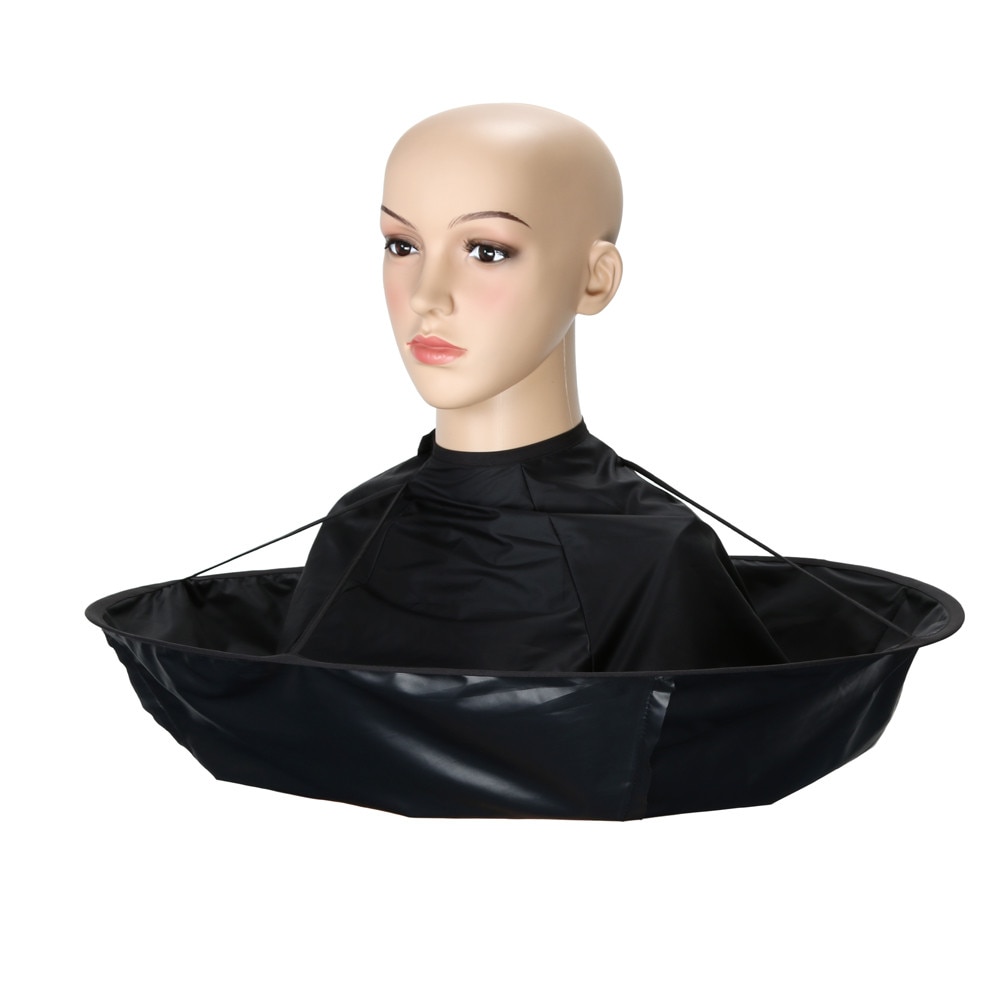 Warp DIY Hair Cutting Cloak Umbrella Cape Salon Barber Home Hairdressing Cape Cover Cloth QE