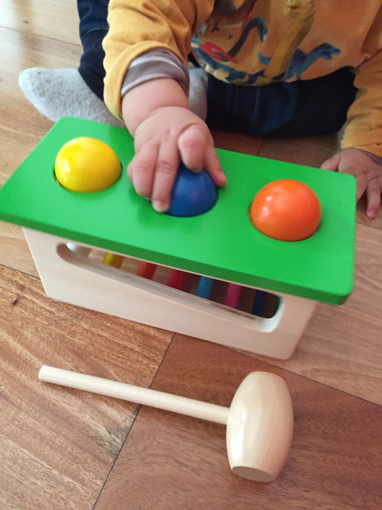 [Lustige] Baby Holz Klang klopfen Ball Schlagzeug schlagen und Instrumente Hämmern und Stampfen Rolle Bank musik spielzeug freundlicher