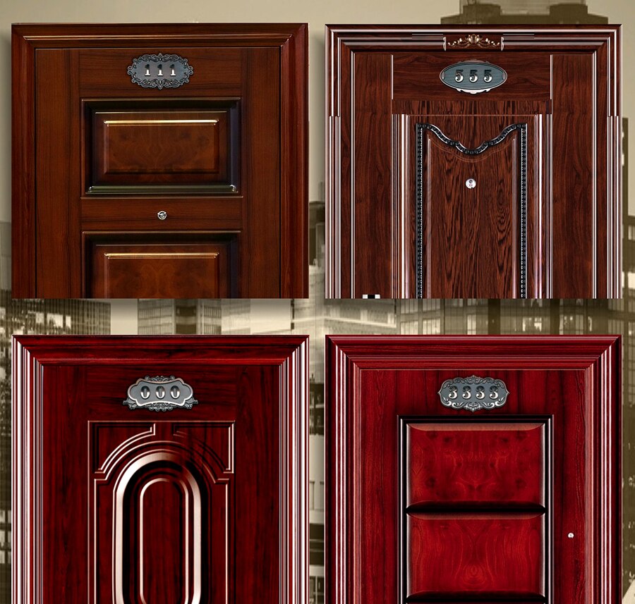 Huis Nummer; Europese stijl Deur Teken; Gate Nummer; Maatwerk; 3 tot 4 nummers; Appartement, huis, Hotel, Villa deur plaat,