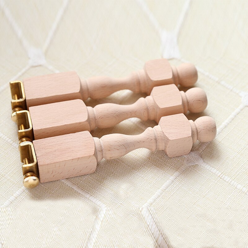 Wood Embroidery Hoop Stand DIY Handmade Cross Stitch Hoop Set Embroidery Ring Frame Portable Embroidery Tools sewing box: 3 legs