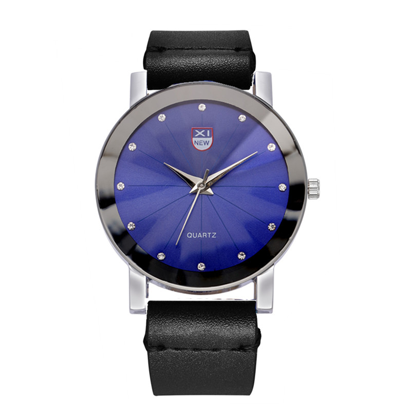 Relogio Masculino Xinew Goedkope Horloges Voor Mannen Mode Lederen Band Eenvoudige Quartz Polshorloge Erkek Barato Saat Zwart: Coffee