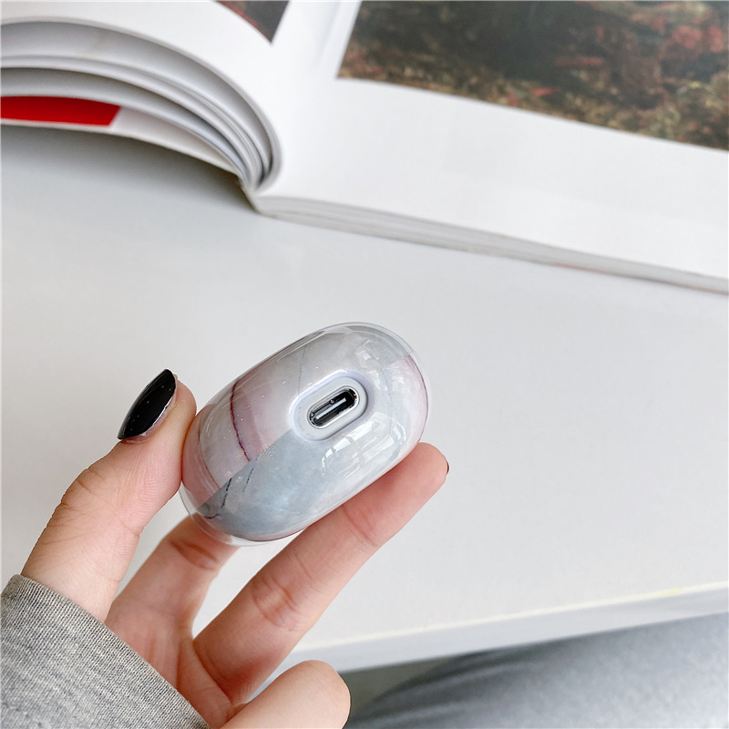 Marmurkowy futerał ochronny do Xiaomi Redmi Airdots 3 Pro / Buds 3 Pro bezprzewodowy zestaw słuchawkowy Bluetooth Earpod Cover luksusowy, odporny na wstrząsy