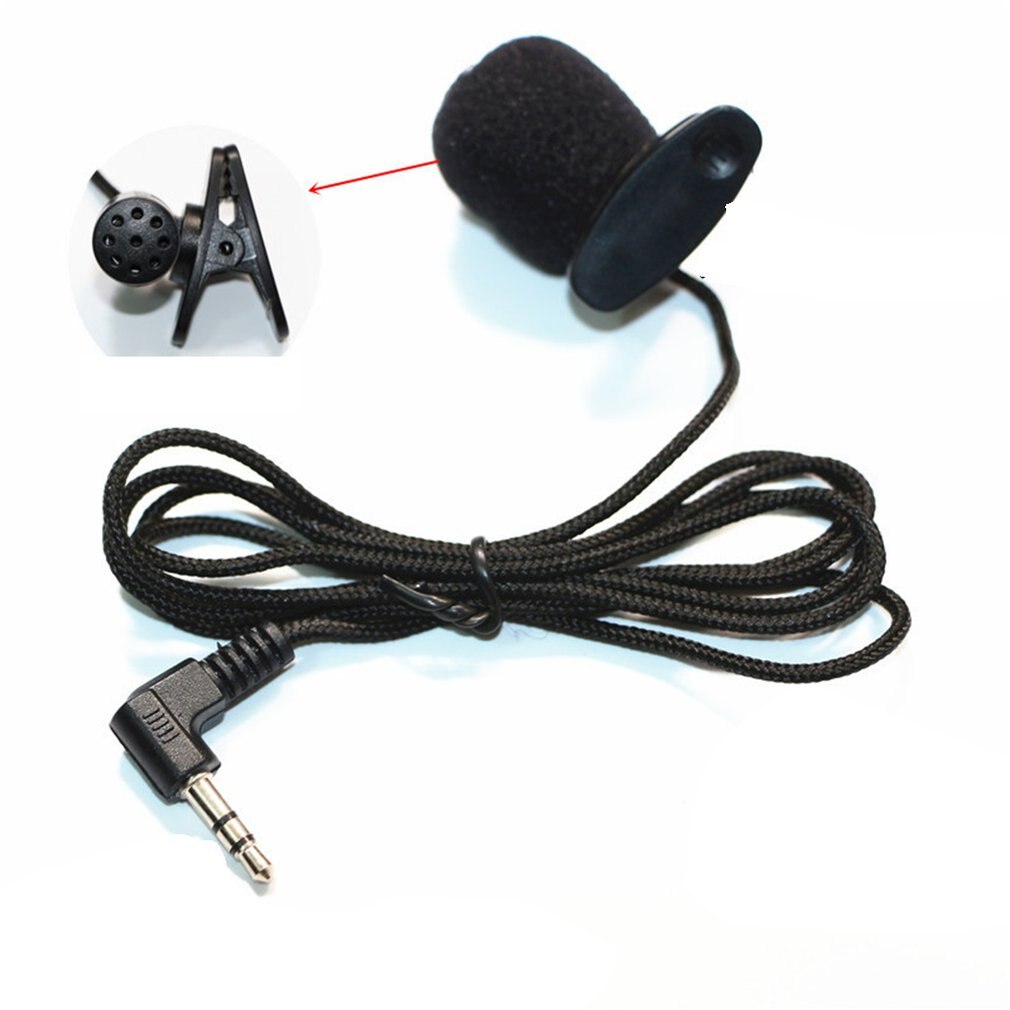 Krave mikrofoner telefon mikrofon 3.5 mm jack håndfri revers mini kablet mikrofon