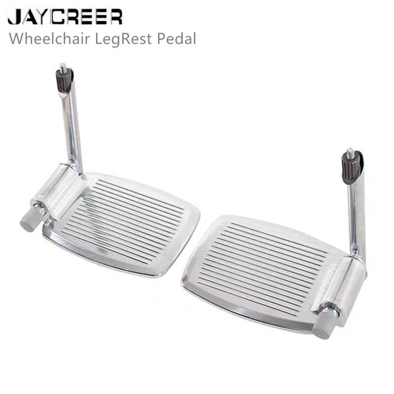 JayCreer 2PCS/Pair Wheelchair Footrest LegRests Padded Calf Pads Grandado