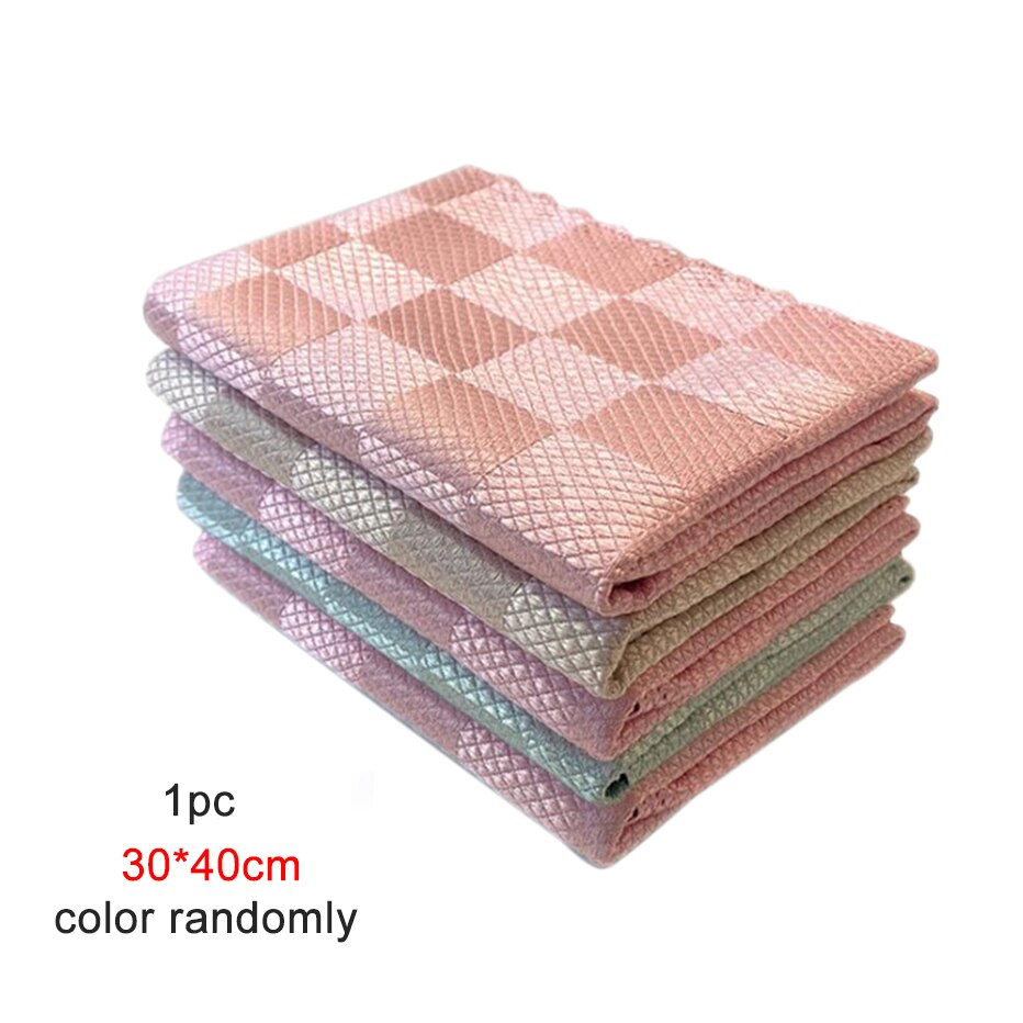 10 Piezas (20*25 CM) Paño De Limpieza Mágico Engrosado, Paño De Limpieza De Microfibra