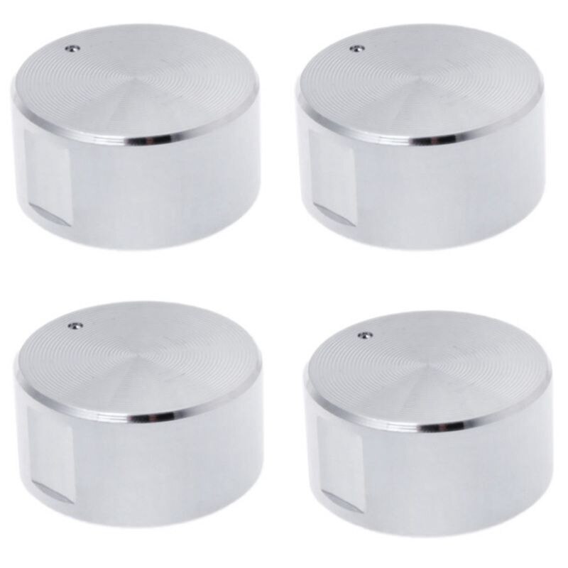 4Pcs Rotary Schakelaars Ronde Knop Gasfornuis Brander Oven Keuken Onderdelen Handvatten Voor Gasfornuis