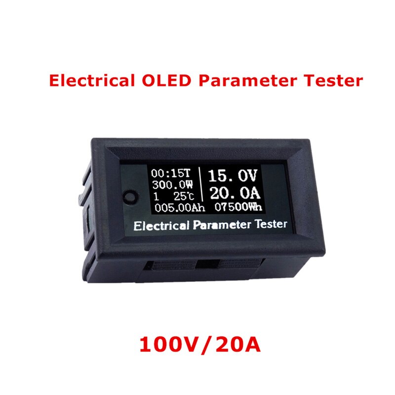 Multifunctionele Oled Tester Dc Spanning Huidige Frequentie Power Run Tijd Temperatuur Energie En Capaciteit Meter