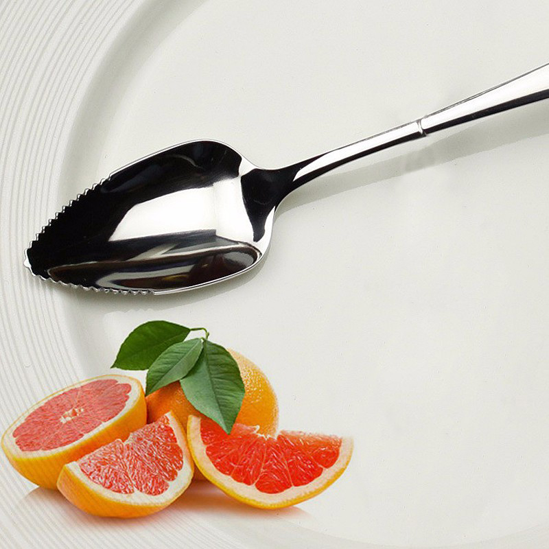 1 stk 17 cm frugt grapefrugt ske lang skaft rustfrit stål skeer køkken gadgets kogeværktøj ske