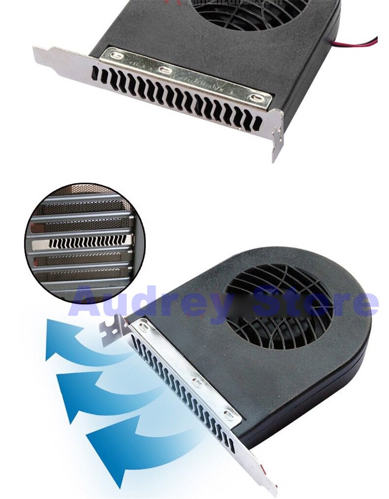 Pci bit zuigventilator ventilator afzuigventilator luchtblazer voor videokaart computerbehuizing radiator