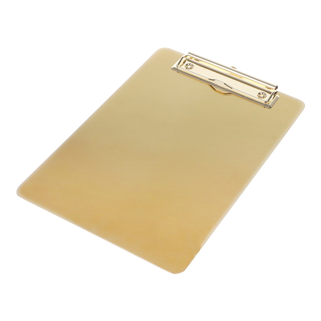 Metal Clipboard Writing Pad File Folders Document Holder Desk Storage School Office Stationery Supply 3 Sizes