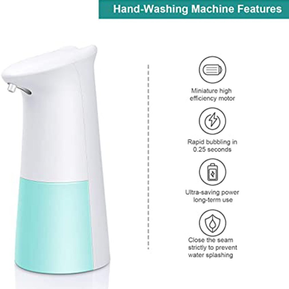 1 Pcs Auto-Sensing Hand Sanitizer Sterilization Foam Soap Dispenser Electronic ABS Pc Intelligent Induction