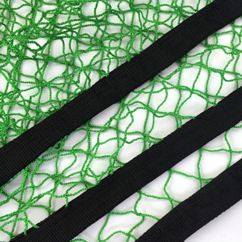 Golf Practice Net Heavy Duty Impact Netting 3m x 3m Rope Border with Self-adhesive straps on all 4 sides